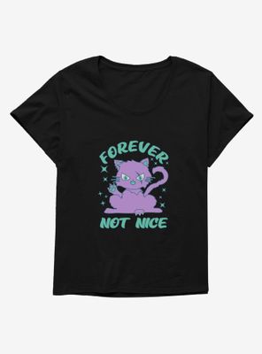 Cats Not Nice Womens T-Shirt Plus