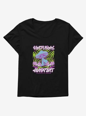 Mushroom Natural Habitat Womens T-Shirt Plus