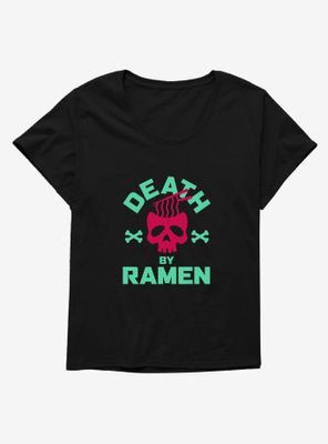 Death By Ramen Womens T-Shirt Plus