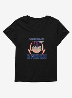 Powered By Ramen Womens T-Shirt Plus