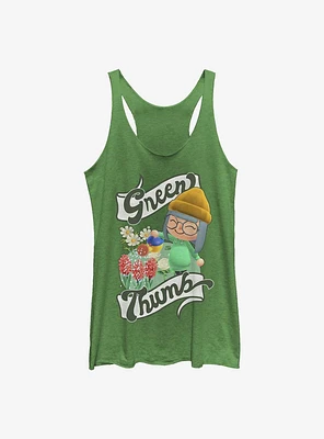 Nintendo Animal Crossing Green Thumb Womens Tank Top