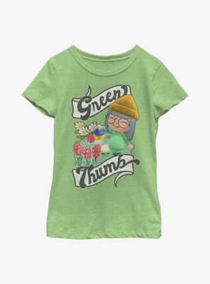 Nintendo Animal Crossing Green Thumb Youth Girls T-Shirt