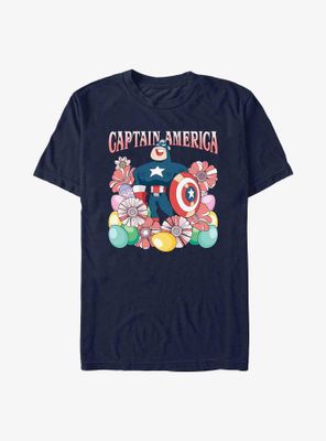 Marvel Captain America Collecting Eggs T-Shirt