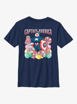 Marvel Captain America Collecting Eggs Youth T-Shirt