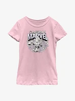 Marvel Captain Spring Youth Girls T-Shirt