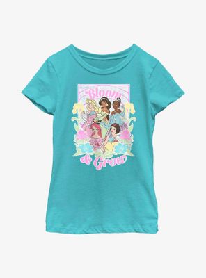 Disney Princesses Bloom And Grow Youth Girls T-Shirt
