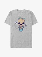 Marvel Guardians Of The Galaxy Baby Groot Hello Spring T-Shirt