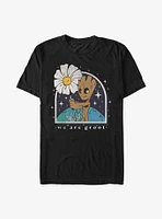 Marvel Guardians Of The Galaxy We Are Groot Flower T-Shirt
