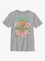 Marvel Guardians Of The Galaxy Groot Flower Dance Youth T-Shirt