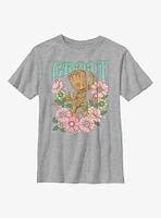 Marvel Guardians Of The Galaxy Groot Flower Dance Youth T-Shirt
