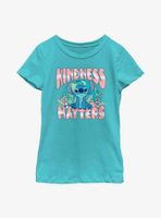 Disney Lilo And Stitch Kindness Matters Youth Girls T-Shirt