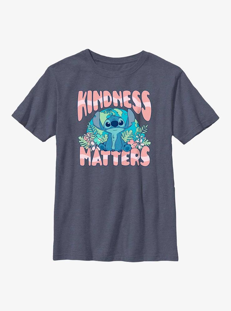 Disney Lilo And Stitch Kindness Matters Youth T-Shirt