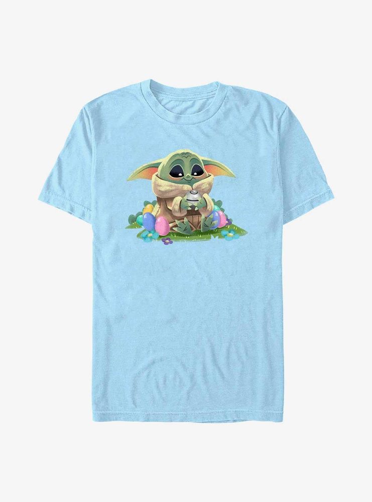 Star Wars The Mandalorian Child Easter Eggs T-Shirt