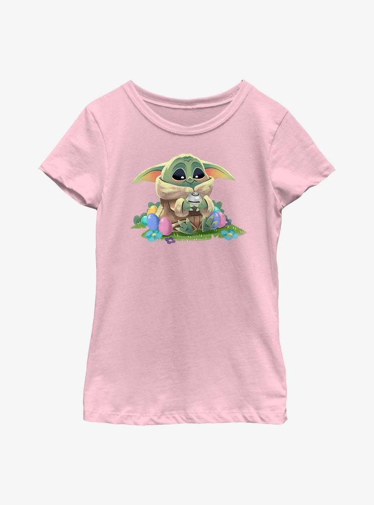 Star Wars The Mandalorian Child Easter Eggs Youth Girls T-Shirt