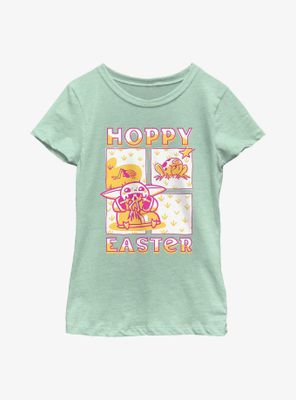 Star Wars The Mandalorian Hoppy Easter Child Youth Girls T-Shirt