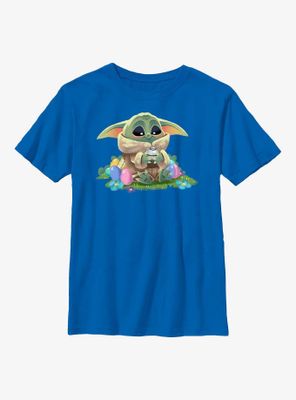 Star Wars The Mandalorian Child Easter Eggs Youth T-Shirt