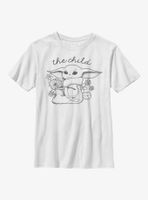 Star Wars The Mandalorian Child Spring Flowers Youth T-Shirt