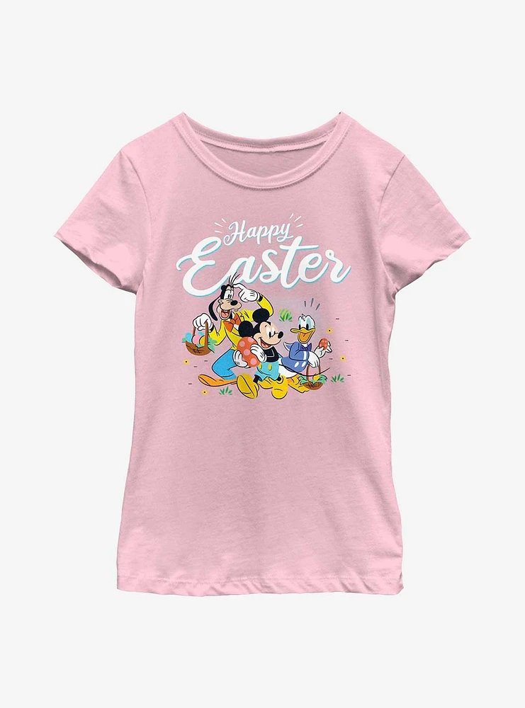 Disney Mickey Mouse And Friends Happy Easter Youth Girls T-Shirt