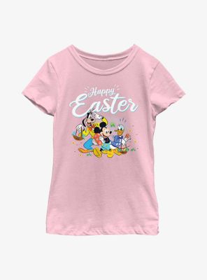Disney Mickey Mouse And Friends Happy Easter Youth Girls T-Shirt