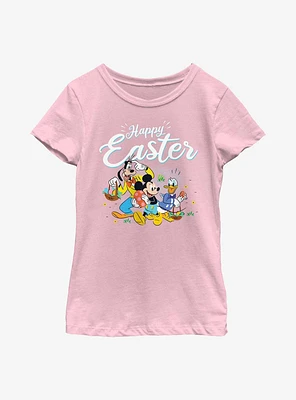 Disney Mickey Mouse And Friends Happy Easter Youth Girls T-Shirt