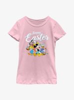 Disney Mickey Mouse And Friends Happy Easter Youth Girls T-Shirt