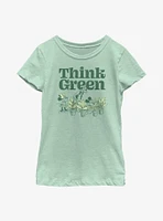 Disney Mickey Mouse Think Green Youth Girls T-Shirt