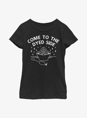Star Wars Darth Dyed Side Youth Girls T-Shirt