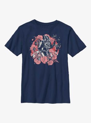 Star Wars Floral Darth Vader Youth T-Shirt