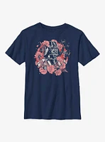 Star Wars Floral Darth Vader Youth T-Shirt