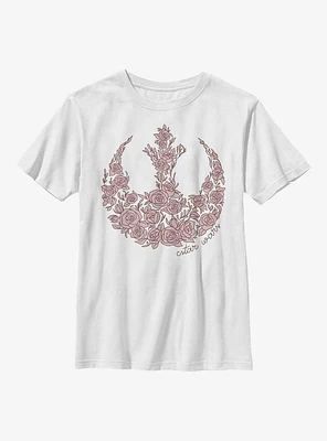 Star Wars Rose Rebel Youth T-Shirt