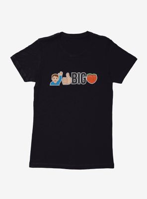 Emoji Big Apple Womens T-Shirt