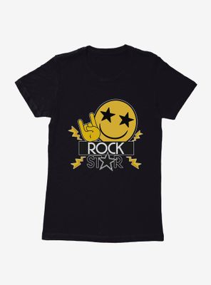 Emoji Rock Star Womens T-Shirt