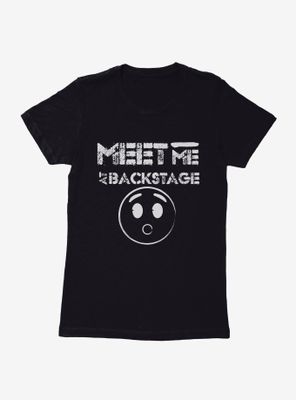 Emoji Meet Me Backstage Womens T-Shirt