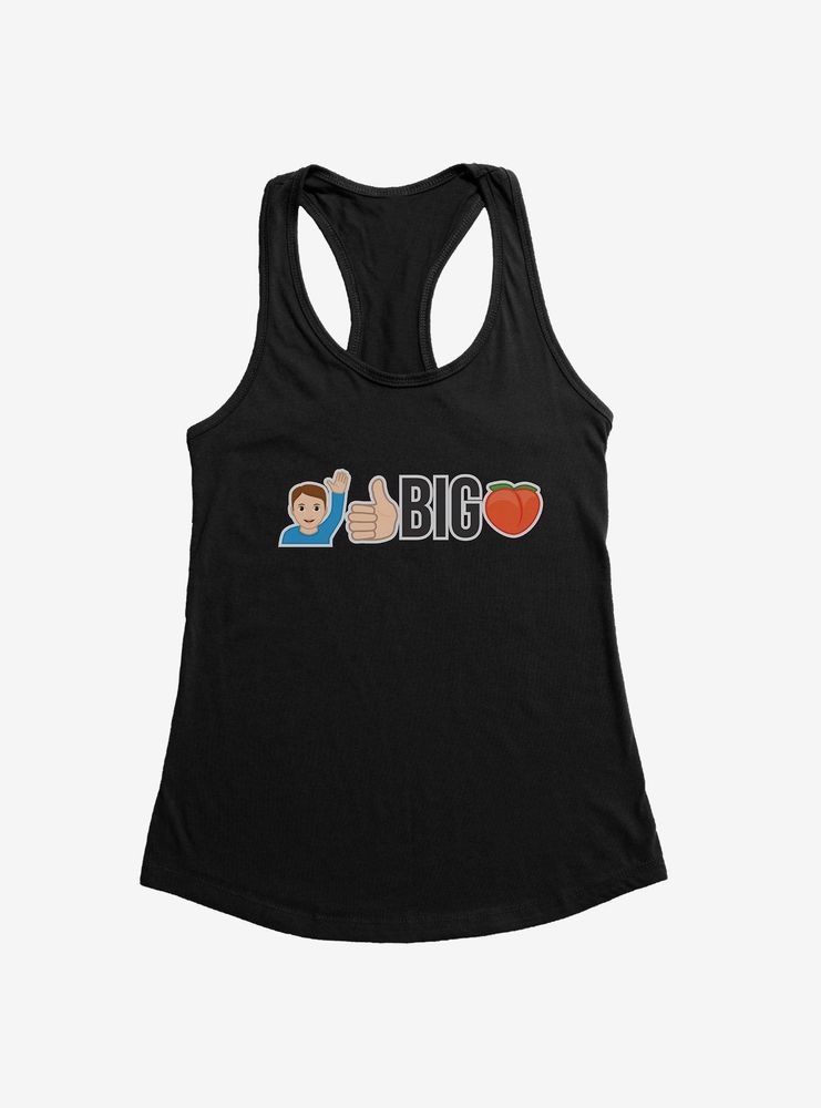 Boxlunch Emoji Big Apple Womens Tank Top