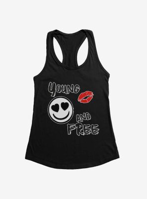 Emoji Young and Free Womens Tank Top