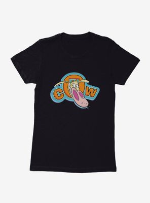 Cartoon Network Cow And Chicken Logo Womens T-Shirt