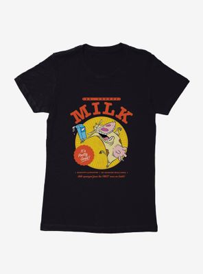 Cartoon Network Cow And Chicken Dr. Chunks Milk Womens T-Shirt