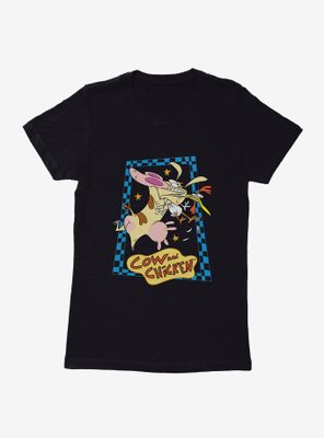 Cartoon Network Cow And Chicken Squeeze Womens T-Shirt