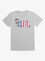 Betty Boop Stars and Stripes USA T-Shirt