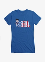 Betty Boop Stars and Stripes USA Girls T-Shirt