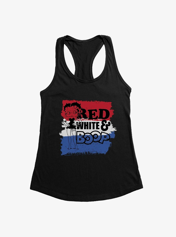 Betty Boop Red White and Girls Tank