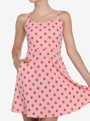 Pink Strawberry Dress