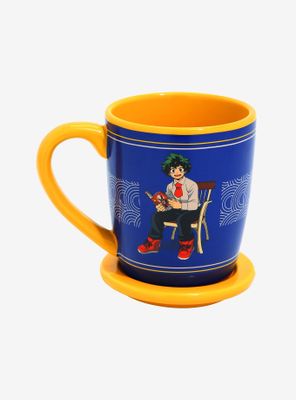 My Hero Academia Deku & Bakugo Mug With Coaster Lid