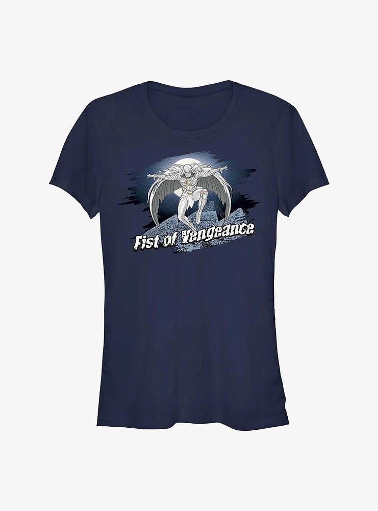 Marvel Moon Knight Fist of Vengeance Badge Girls T-Shirt