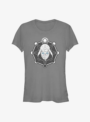 Marvel Moon Knight Mask Logo Girls T-Shirt