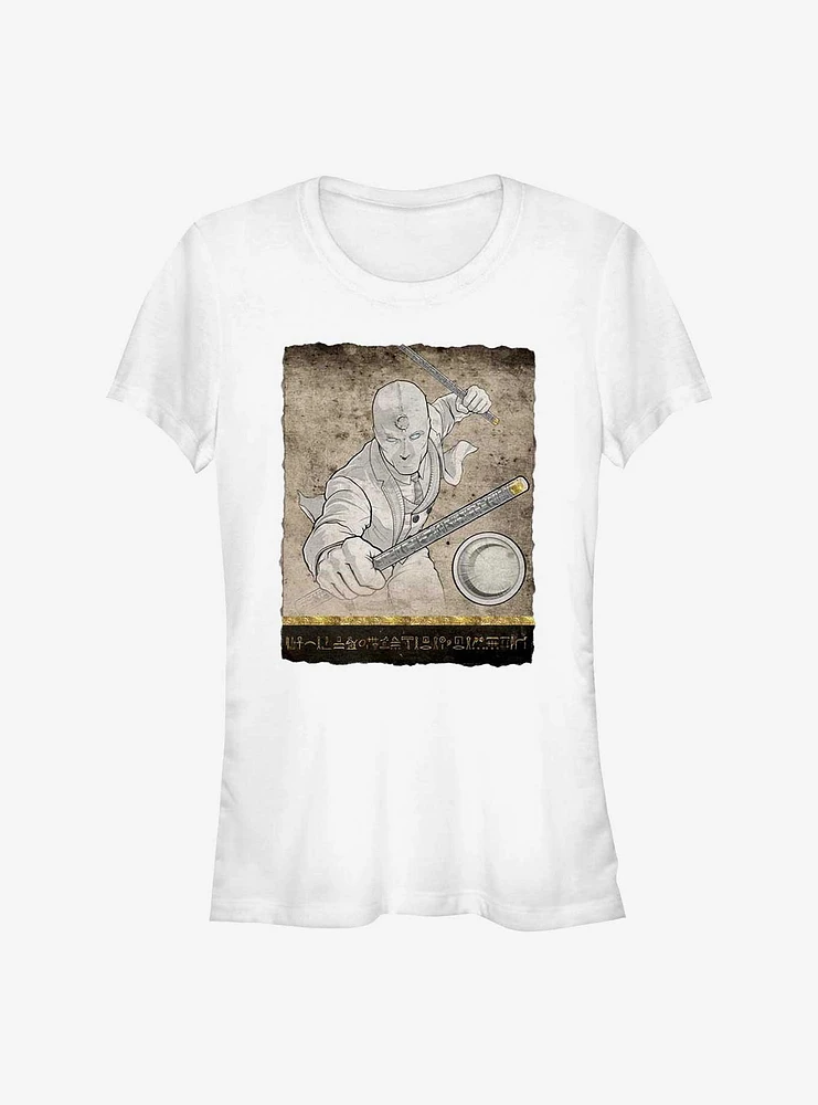 Marvel Moon Knight Mr. Scroll Fragment Girls T-Shirt