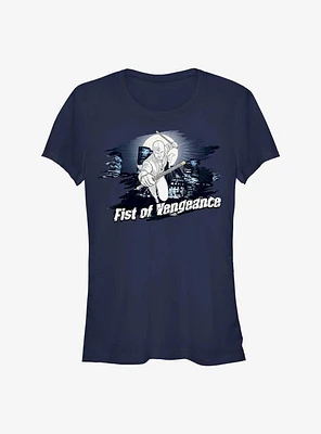 Marvel Moon Knight Suit Fist of Vengeance Badge Girls T-Shirt