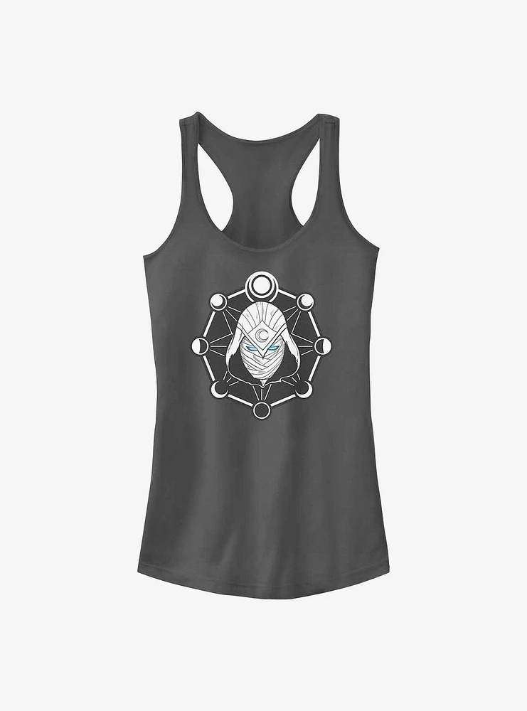 Marvel Moon Knight Mask Logo Girls Tank