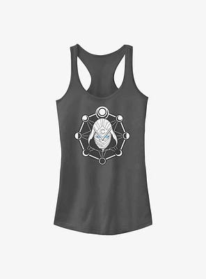 Marvel Moon Knight Mask Logo Girls Tank