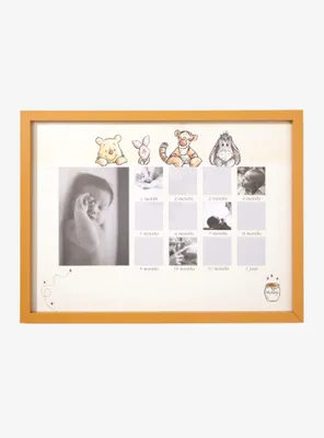 Disney Winnie the Pooh Peeking Characters Monthly Milestones Photo Frame 